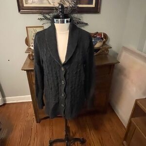 EDDIE BAUER HAND KNIT CARDIGAN XL WOMEN